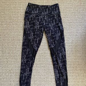 Patterned Mesh Leggings